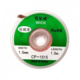 Оплетка для удаления припоя Wick CP-1515, 1,5мм х 1,5м