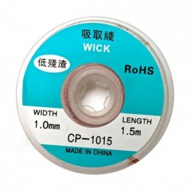 Оплетка для удаления припоя Wick CP-1015, 1,0мм х 1,5м