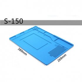 Термостойкий силиконовый коврик S-150 для пайки (389ммх269мм)